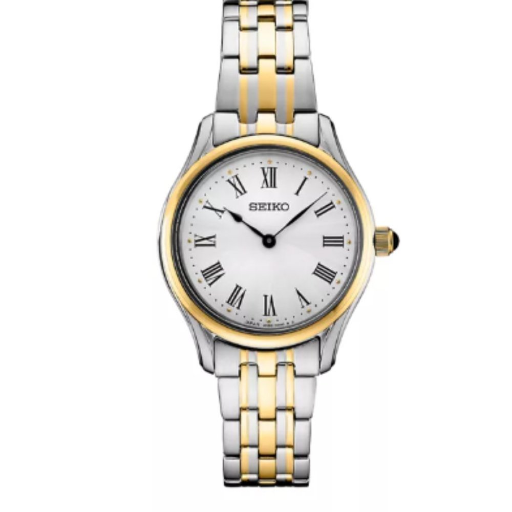 NWT Seiko Essentials Two Tone Stainless Steel Watch
